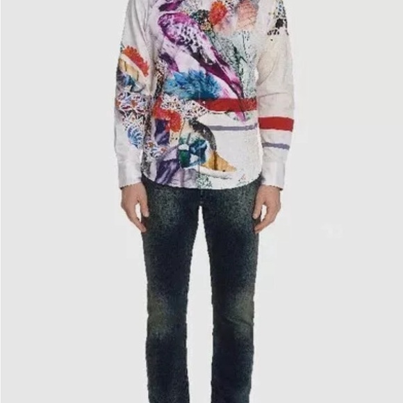 Robert Graham NWT Maltese Falcon shirt in multi-color. Love the style and design - Picture 5 of 8